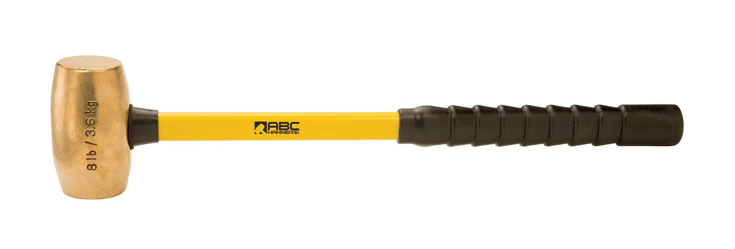 8 lb. Brass Hammer with 24