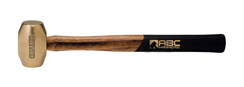 4 lb. Brass Hammer with 15" Wood Handle